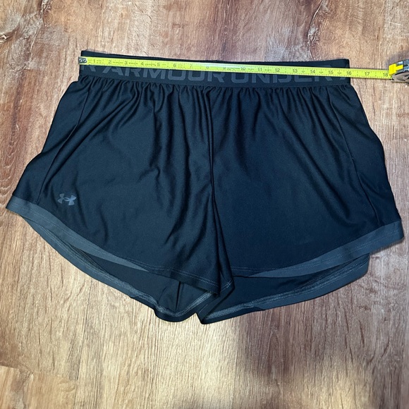 Under Armour Women's Athletic Black & Gray Shorts - Picture 2 of 7